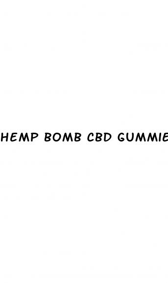 hemp bomb cbd gummies review