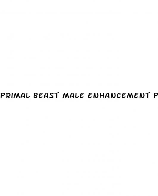 primal beast male enhancement pills