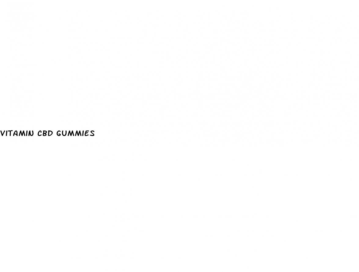 vitamin cbd gummies