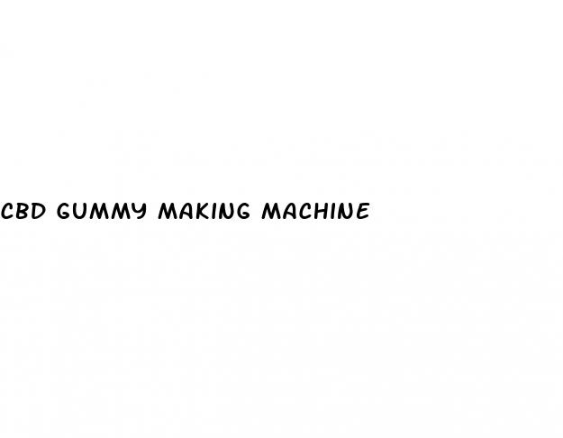 cbd gummy making machine