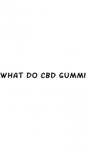 what do cbd gummies treat