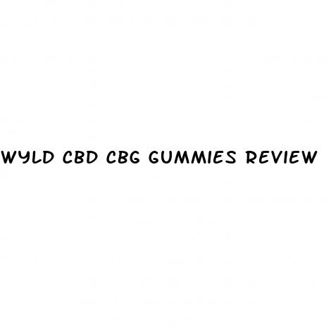 wyld cbd cbg gummies review