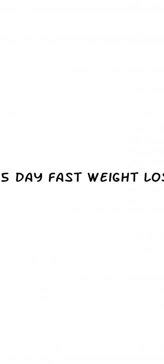 5 day fast weight loss