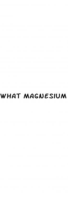 what magnesium is best for weight loss