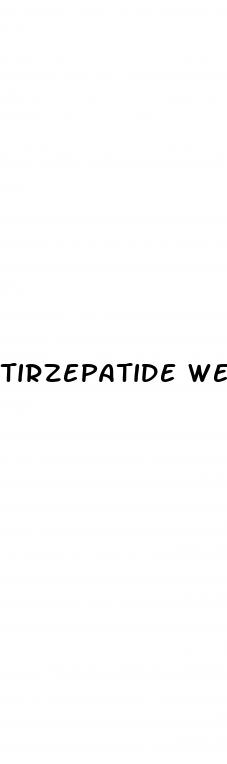 tirzepatide weight loss trial