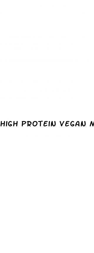 high protein vegan meals for weight loss