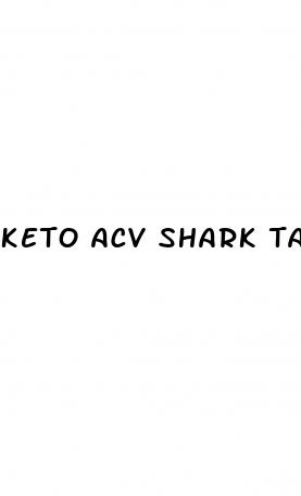keto acv shark tank