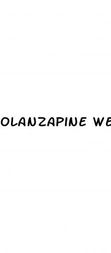 olanzapine weight loss