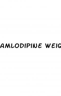 amlodipine weight loss