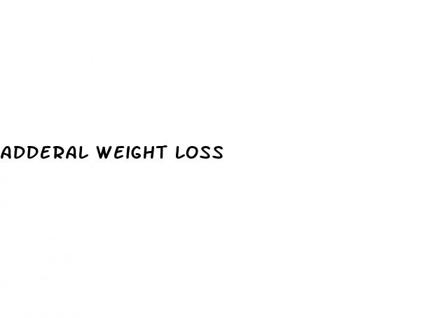 adderal weight loss