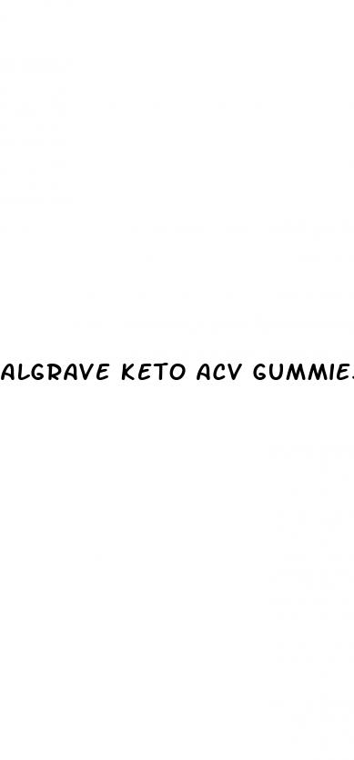 algrave keto acv gummies