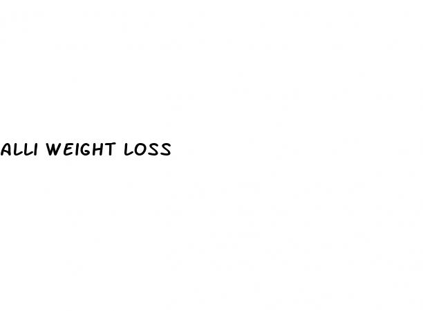 alli weight loss