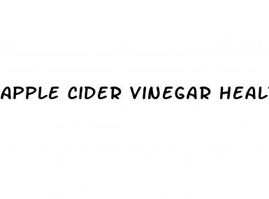 apple cider vinegar health benefit