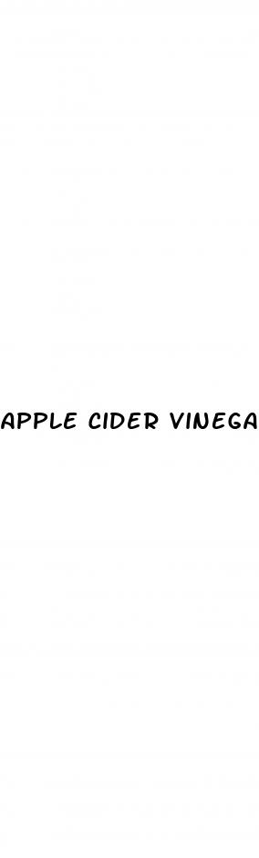 apple cider vinegar