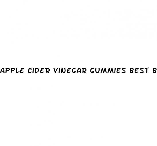 apple cider vinegar gummies best brand