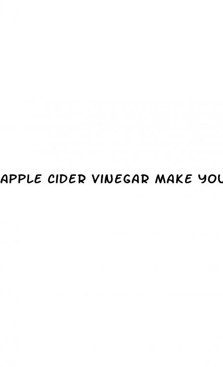 apple cider vinegar make you lose weight