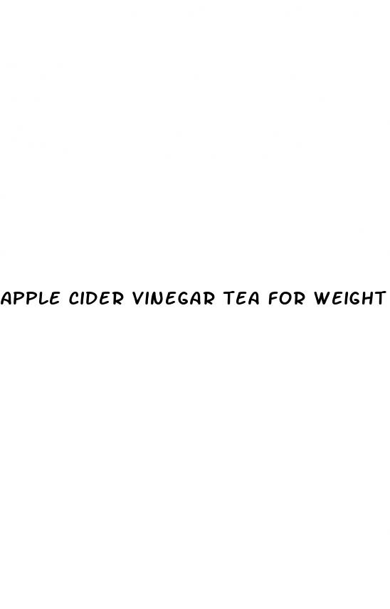 apple cider vinegar tea for weight loss