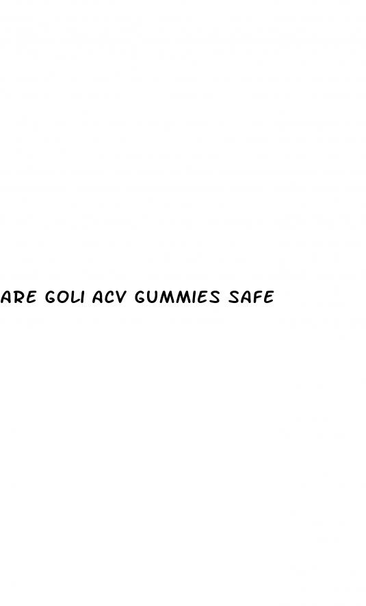 are goli acv gummies safe