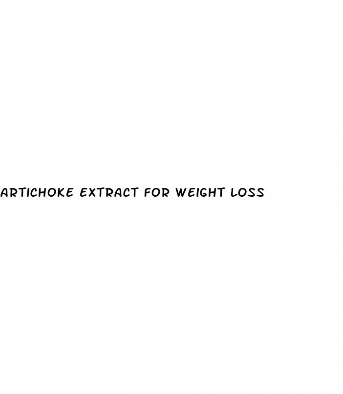 artichoke extract for weight loss