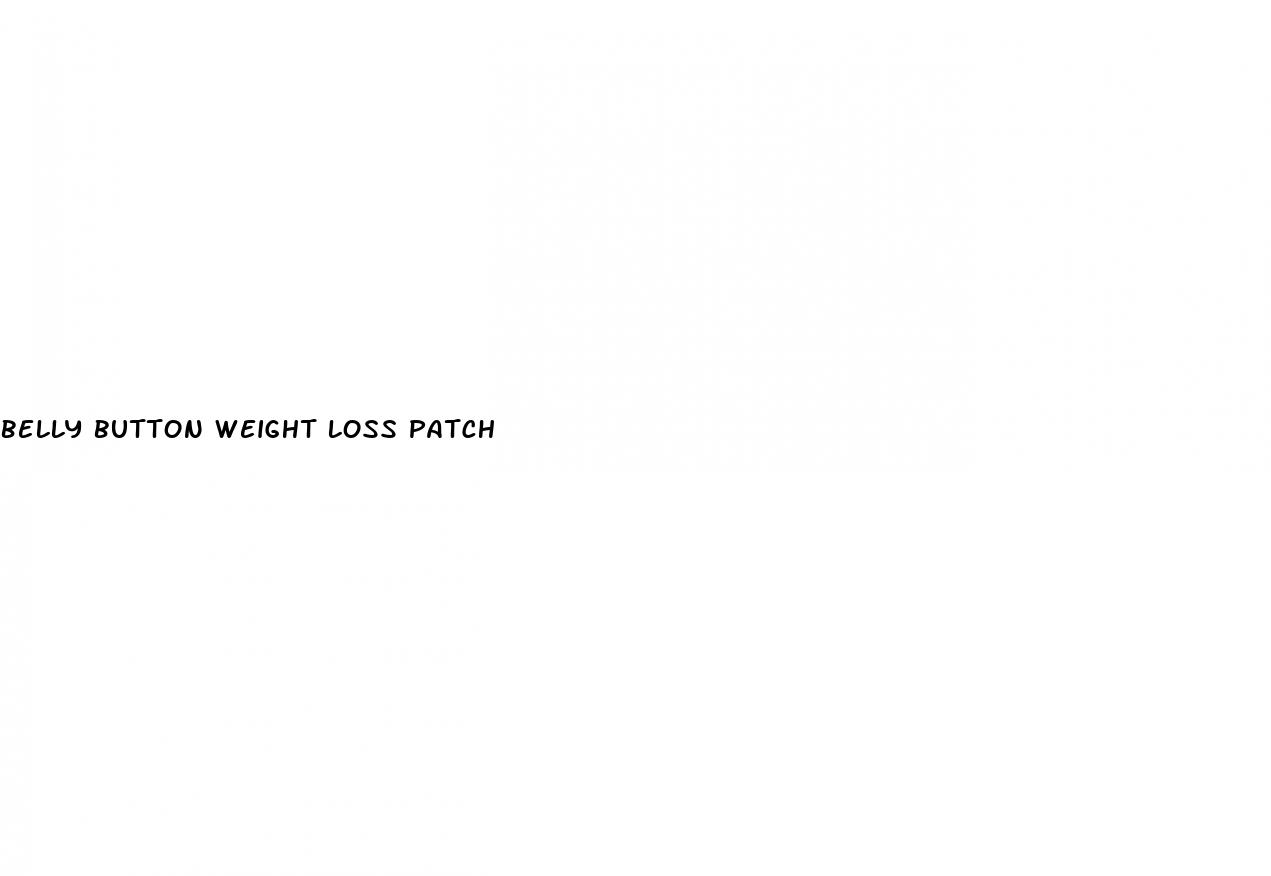 belly button weight loss patch