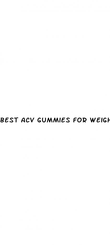 best acv gummies for weight loss