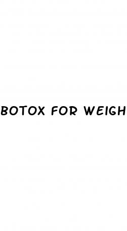 botox for weight loss