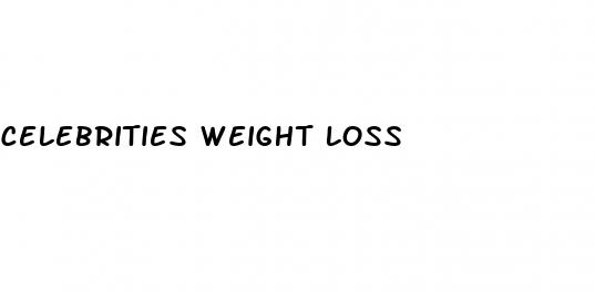 celebrities weight loss