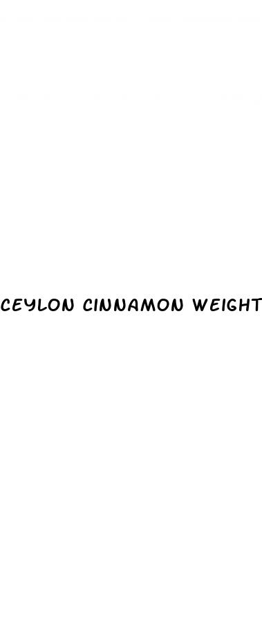 ceylon cinnamon weight loss