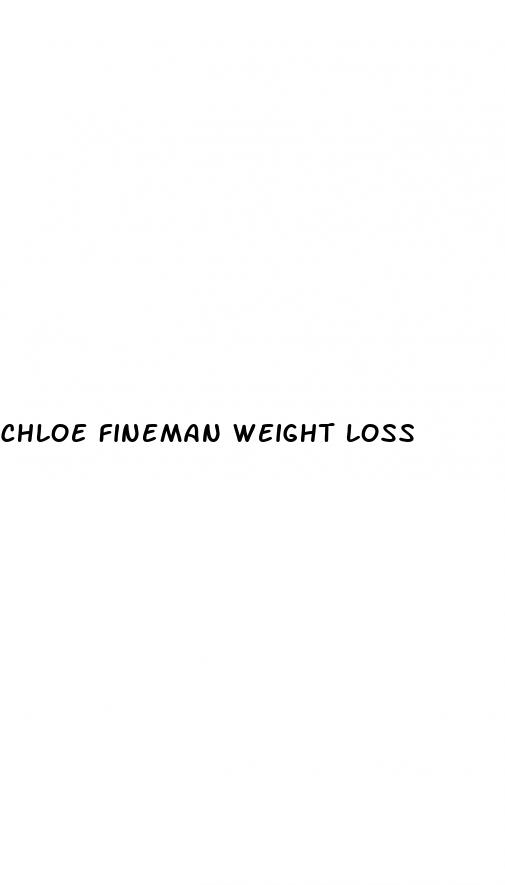 chloe fineman weight loss