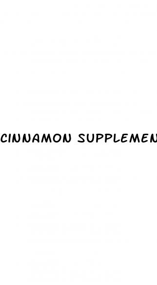 cinnamon supplement for weight loss