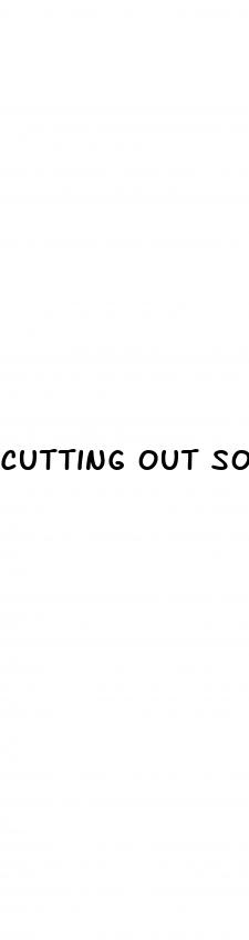 cutting out soda weight loss