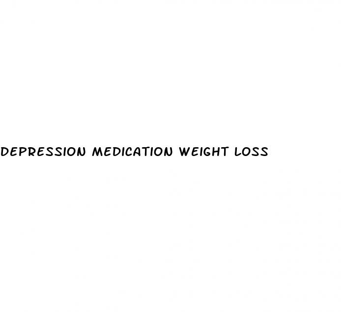 depression medication weight loss