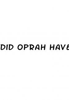 did oprah have weight loss surgery