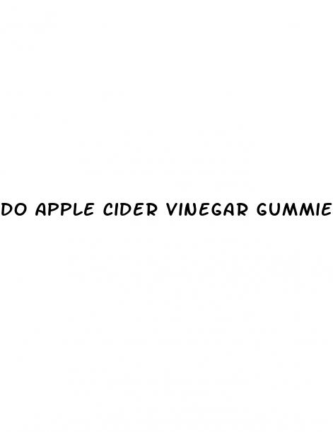 do apple cider vinegar gummies work for bloating