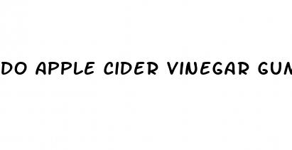 do apple cider vinegar gummies lower blood sugar