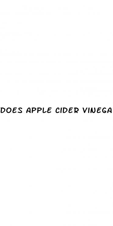 does apple cider vinegar speed up metabolism