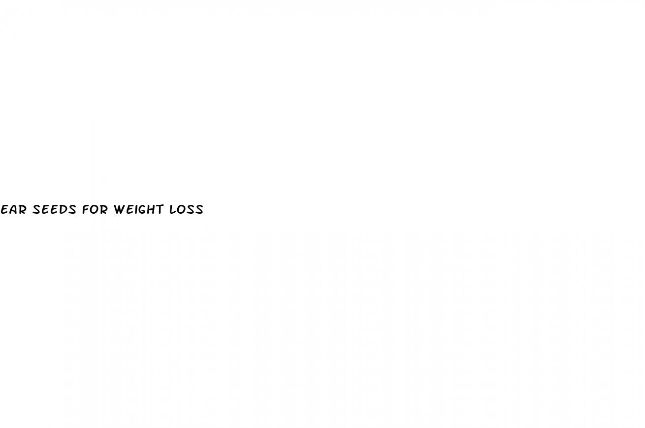 ear seeds for weight loss