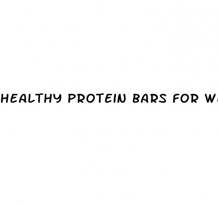 healthy protein bars for weight loss