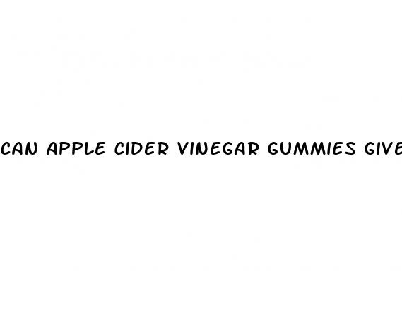 can apple cider vinegar gummies give you diarrhea