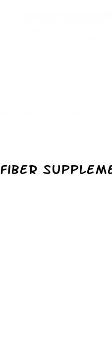 fiber supplements weight loss