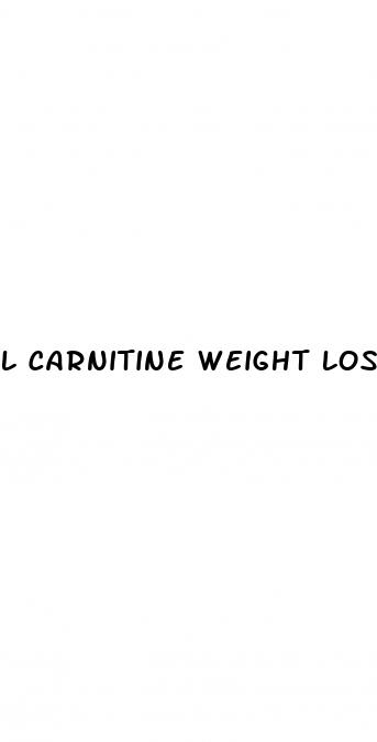 l carnitine weight loss dosage
