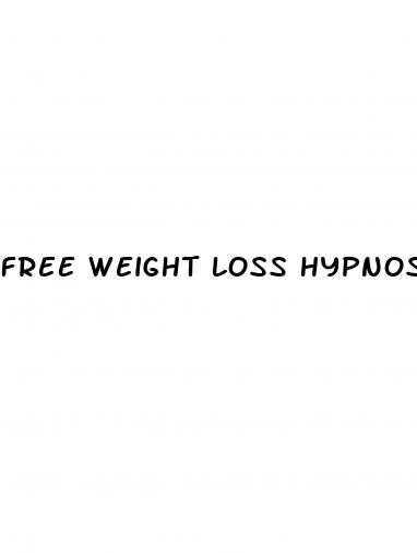 free weight loss hypnosis