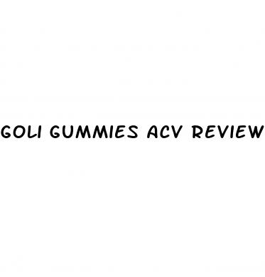 goli gummies acv review