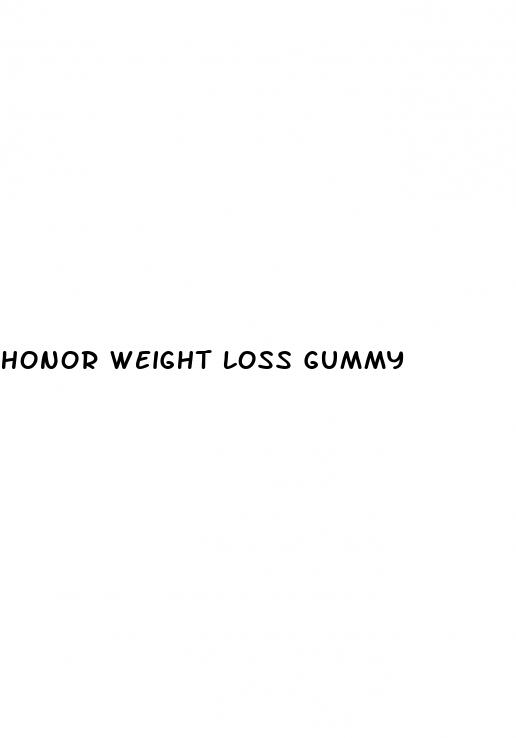 honor weight loss gummy