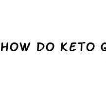how do keto gummies work