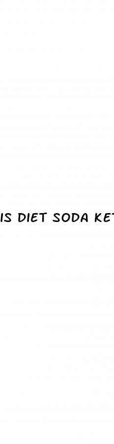 is diet soda keto