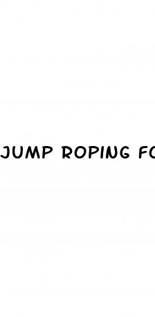 jump roping for weight loss