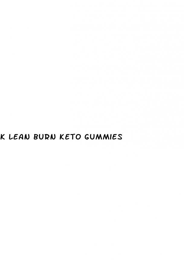 k lean burn keto gummies
