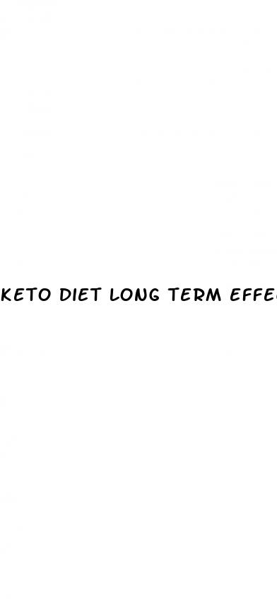keto diet long term effects