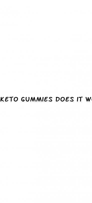 keto gummies does it work